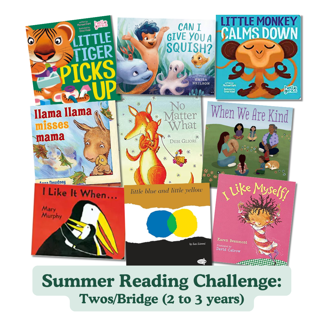 Summer Reading Challenge: Twos/Bridge (2 to 3 years)