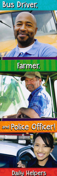Bus Driver, Farmer, and Police Officer! Daily Helpers (Board Book)