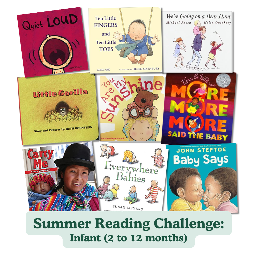 Summer Reading Challenge: Infant (2 to 12 months)