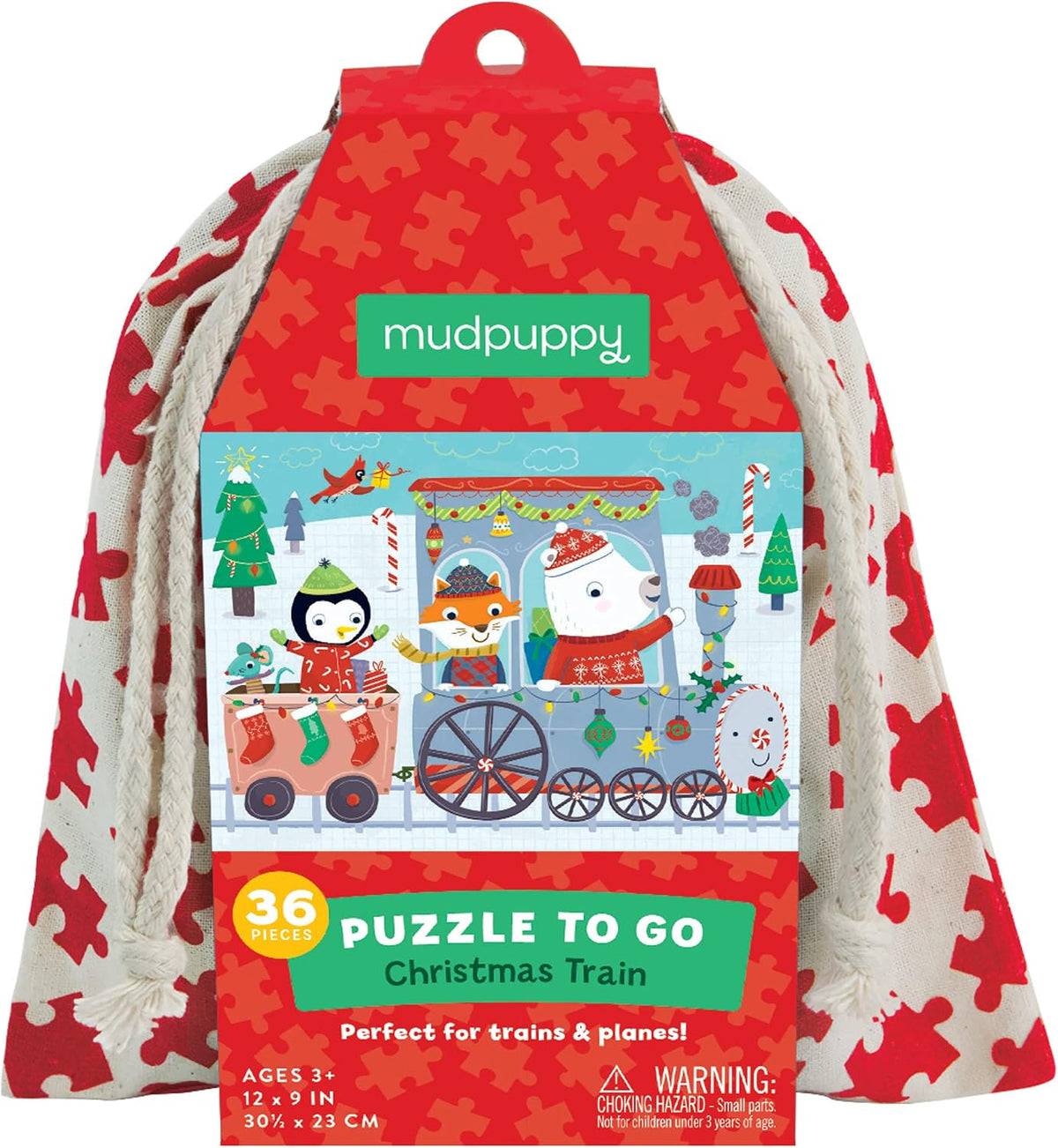 Puzzle To Go Christmastime - 36 piece puzzle