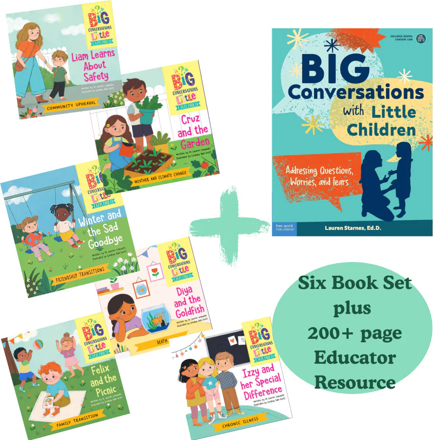 Big Conversations with Little Children: Educator Resource & 6 Book Set