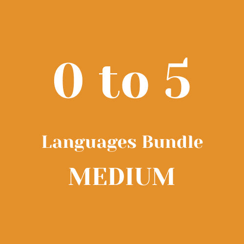 0 to 5 Languages - Medium