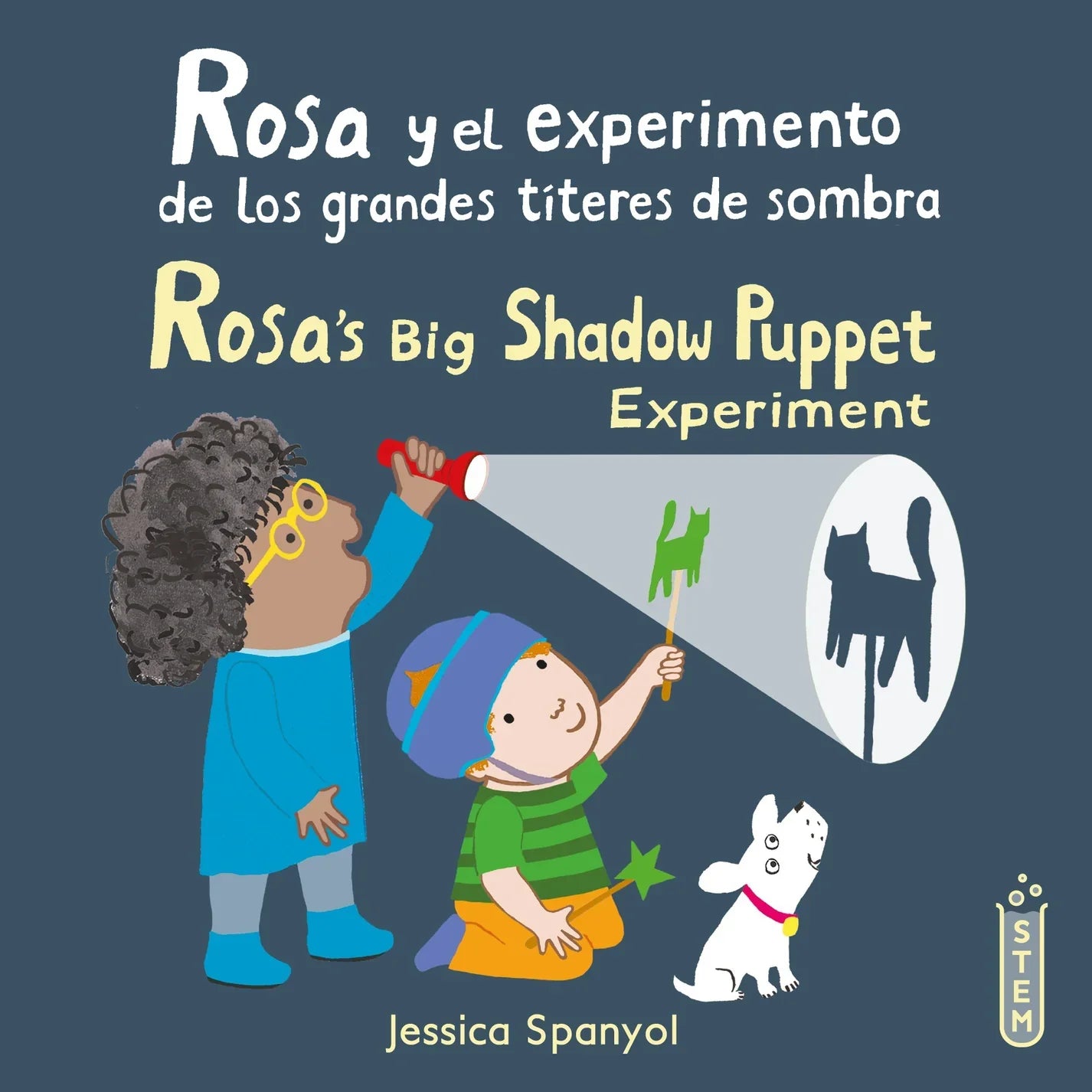 Rosa's Big Shadow Puppet Experiment / Rosa y el experimento de los grandes títeres de sombra